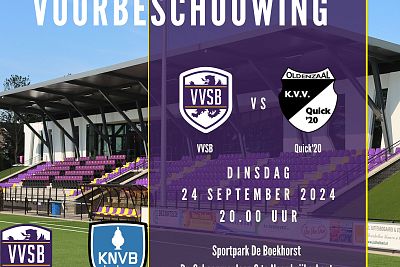 Voorbeschouwing VVSB - Quick'20