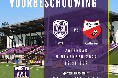 Voorbeschouwing VVSB - Kozakken Boys