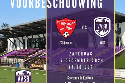 Voorbeschouwing FC Rijnvogels - VVSB