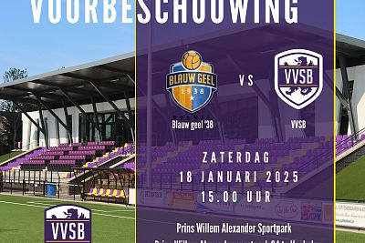 Voorbeschouwing Blauw Geel’38 – VVSB