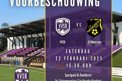 Voorbeschouwing VVSB - sv Meerssen