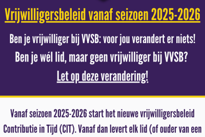 Contributie In Tijd start per seizoen 2025-2026