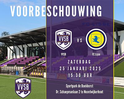 Voorbeschouwing VVSB - FC Lisse