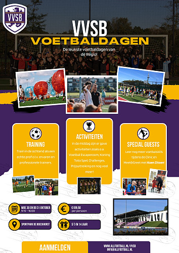 VVSB Voetbaldagen oktober 2024