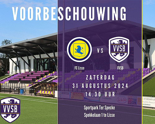 Voorbeschouwing FC Lisse - VVSB