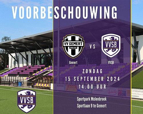 Voorbeschouwing Gemert – VVSB