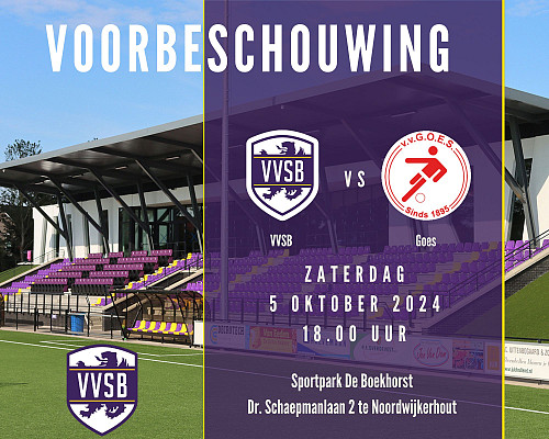 Voorbeschouwing VVSB - GOES