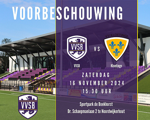 Voorbeschouwing VVSB - Kloetinge